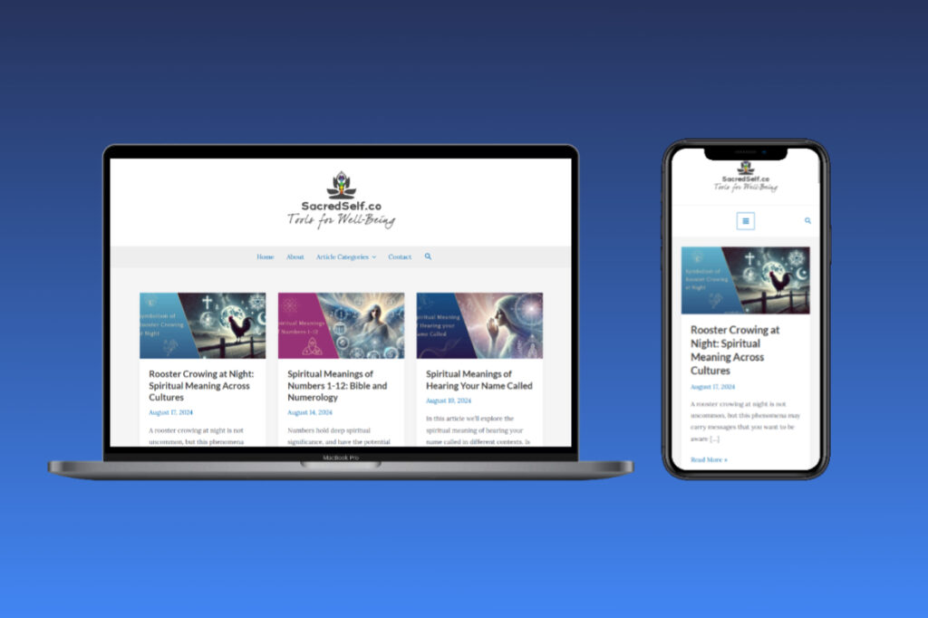 Sacredself.co Realizare Site Nou Blog - Imagine De Coperta