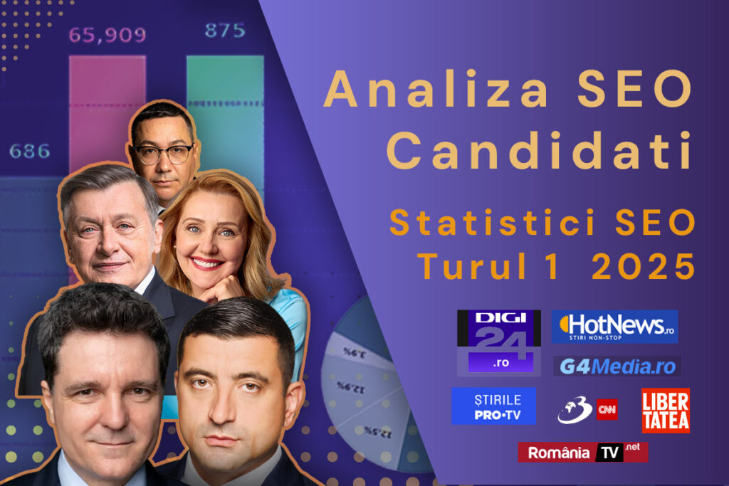 Statistici SEO candidati 2025 turul 1